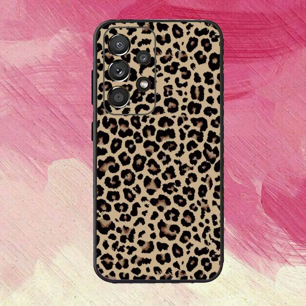 Чехол для телефона с принтом L-Leopard G-Graphic для Samsung S25, S24, S21, S22, S23, S30, Ultra, S20, Plus, Fe, Lite, Note, 10,9,5G, черный чехол