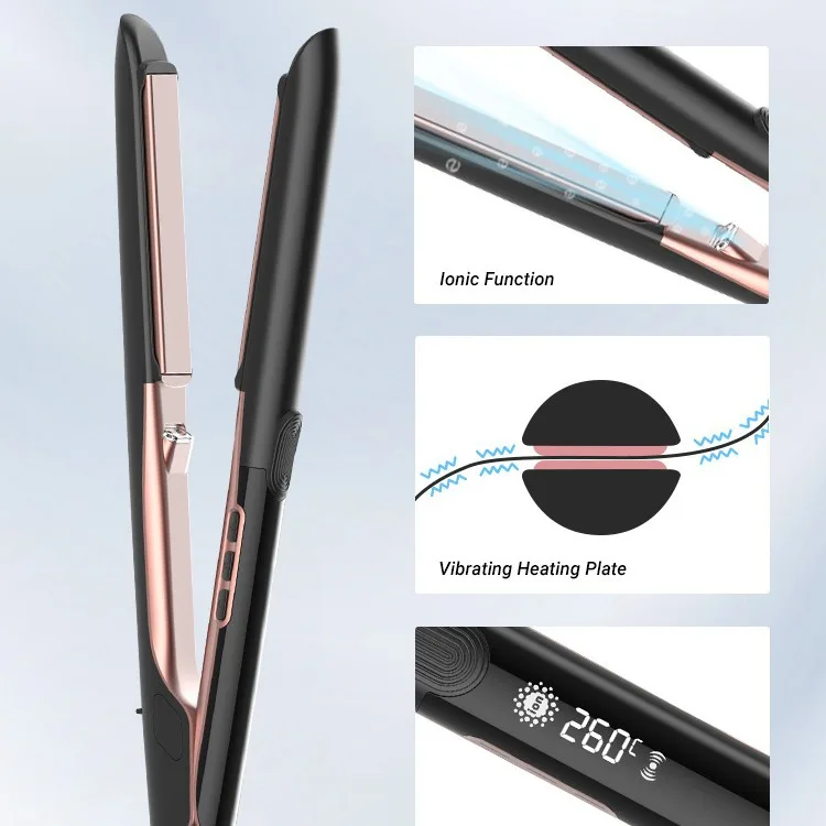 

Electric Clamp Billion Level Negative Ion High Temperature Straightener with Vibration for Hair Styling Straighten Curling Iron