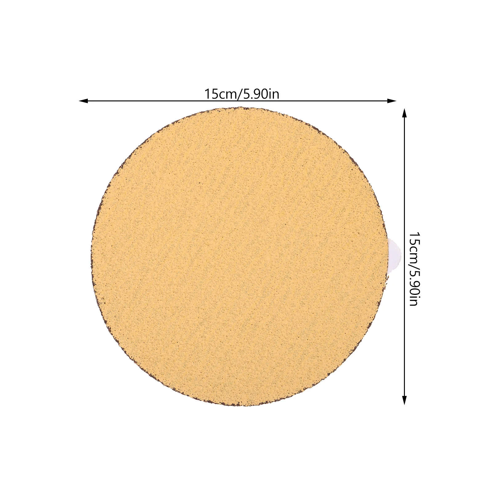 10 قطعة أقراص الصنفرة اللاصقة 40 حصى أقراص الصنفرة المتينة للصنفرة الخشنة والتلميع 40 حصى الصنفرة #6