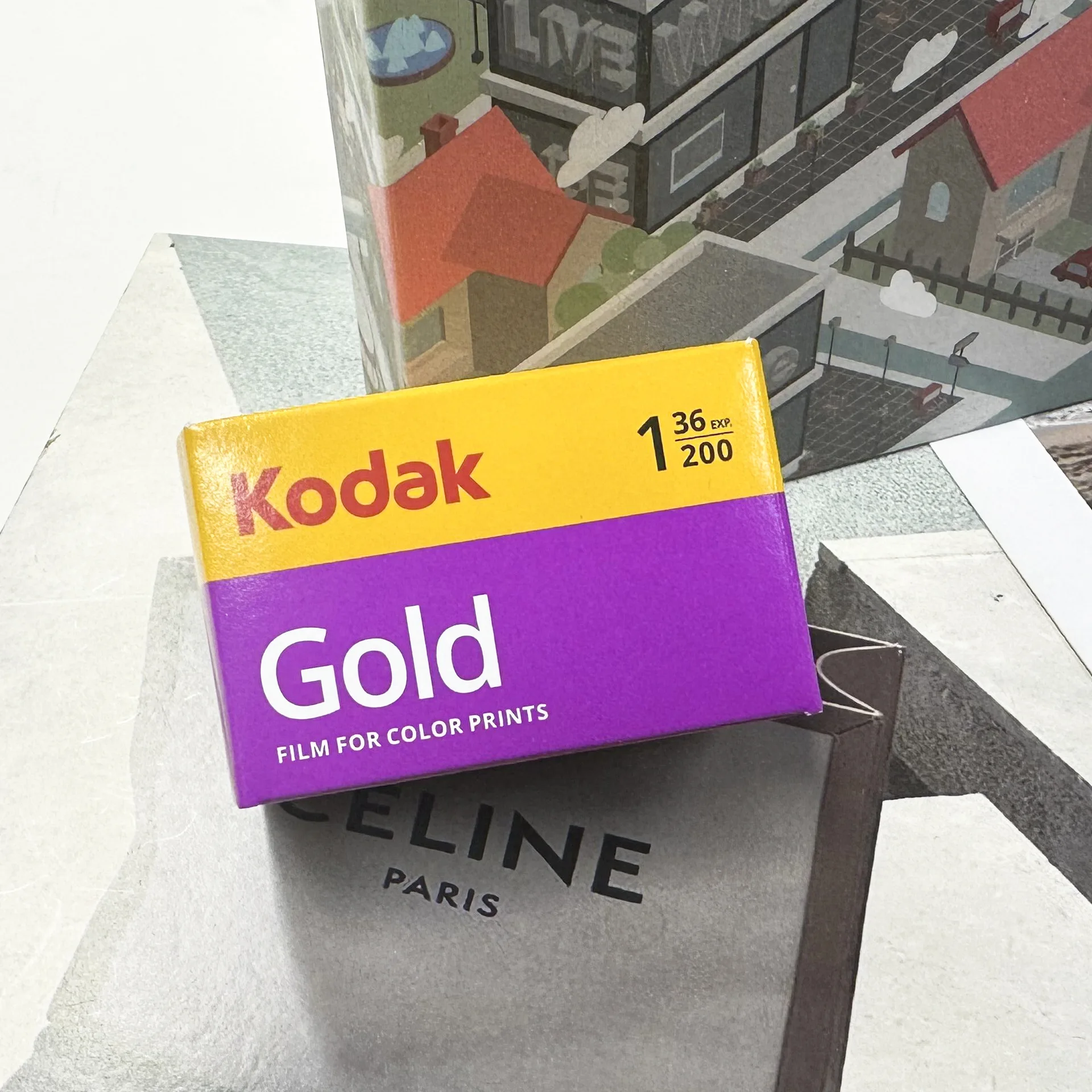 KODAK-GOLD 200 Color Print 35mm Film 36 Exposure Per Roll, Fit for Kodak H35 H35N M35 M38 F8S F9 Film Camera/LOMO Camera