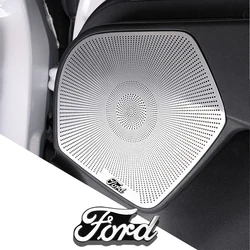 2Pcs 3D hi-fi speaker stereo speaker badge emblem Sticker For Ford Focus mondeo mk3 f150 fusion mustang mk7 mk2 Ranger mk4 Kuga