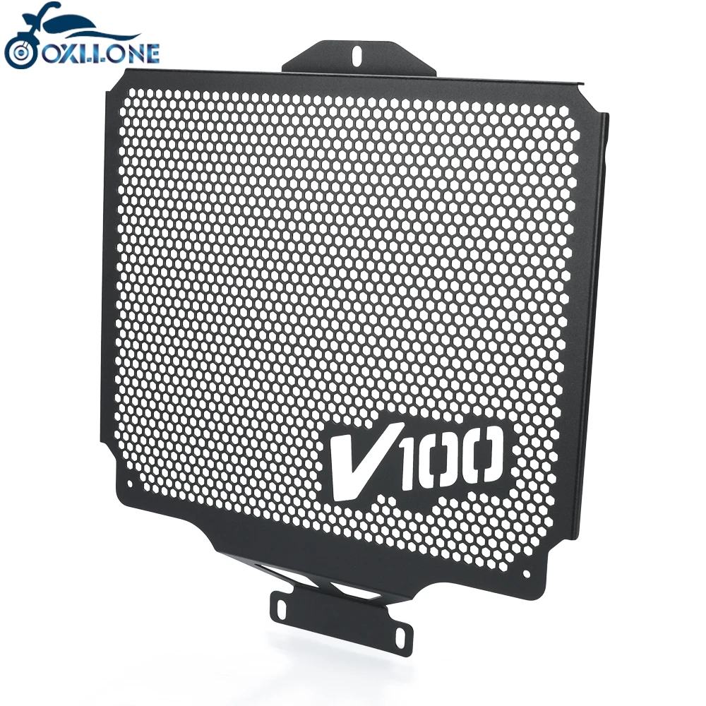 

2025 For Moto Guzzi V100 Mandello / S 2022-2024 Stelvio 1000 Motorcycle Radiator Grille Guard Cover Protector Grill Protection