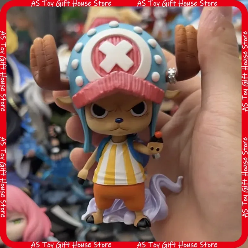 ONE PIECE Tony Tony Chopper Anime-Figur, 10 cm, niedliche PVC-Statue, Sammlungsmodell, individuelles Spielzeug für Anime-Fans, Geburtstagsgeschenke