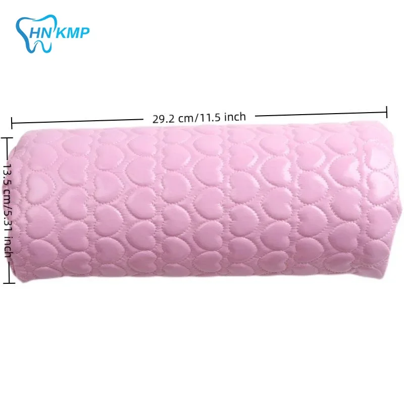 1Pc 매니큐어 손 베개 쿠션과 베개 스퀘어 하트 가죽 손 베개 네일 살롱 네일 도구