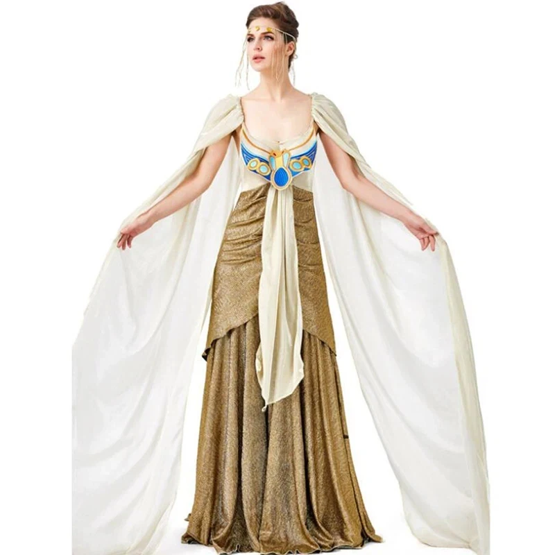 

Woman Sexy Ancient Egyptian Costume Pharaoh Empress Queen Cosplay Party Halloween Clothing Fancy Dress
