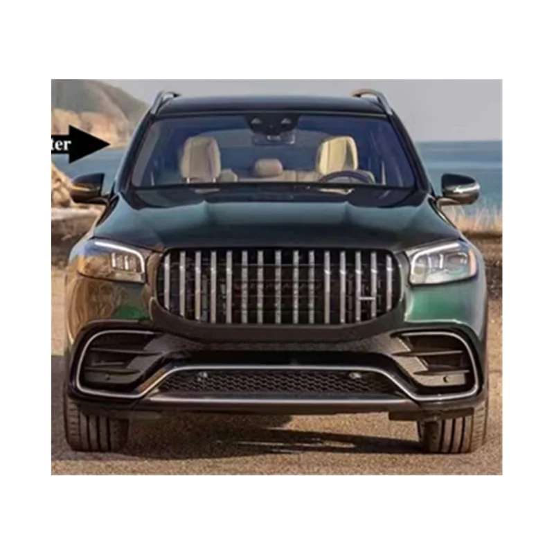 

Хит продаж: Комплект обвеса для X167 2020-2022 в стиле GLS63 — передний бампер с решеткой, задний диффузор, выхлопные патрубки