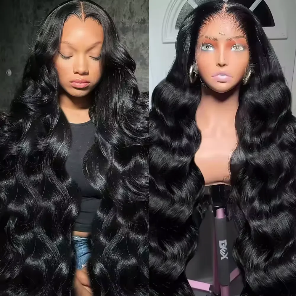 

200 Плотность 360 HD Парики из натуральных волос на кружеве 46 дюймов Объемная волна HD Парики из натуральных волос на кружеве Предварительно выщипанные волосы для женщин