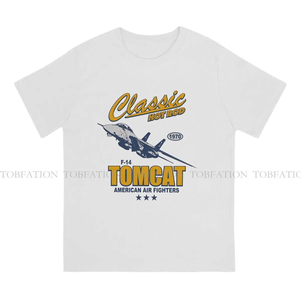 F-14 Tomcat Classic Hipster TShirts Top Gun Maverick Film Male Harajuku Pure Cotton Tops T Shirt O Neck Oversized