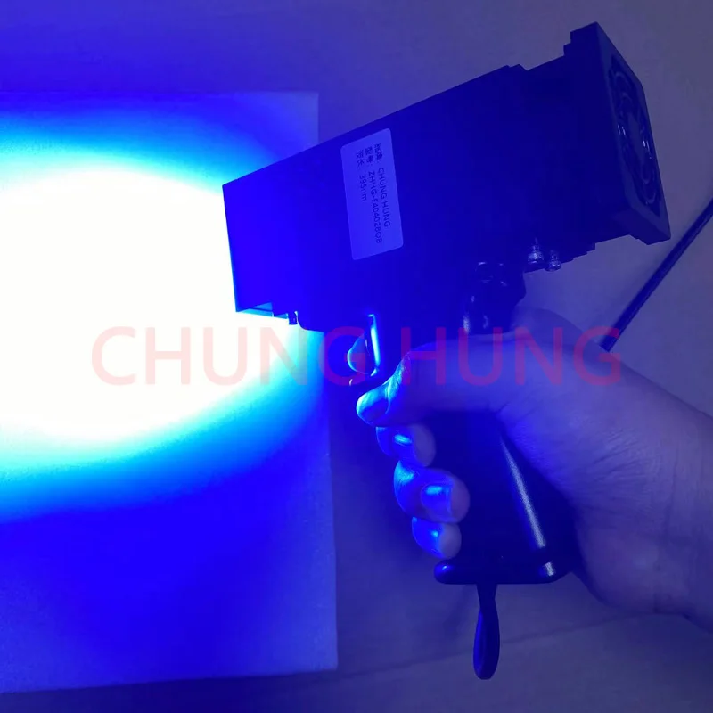 Handheld UV lamp for car maintenance sheet metal baking paint spraying LED curing lamp UV ink quick drying handheld UV curing la