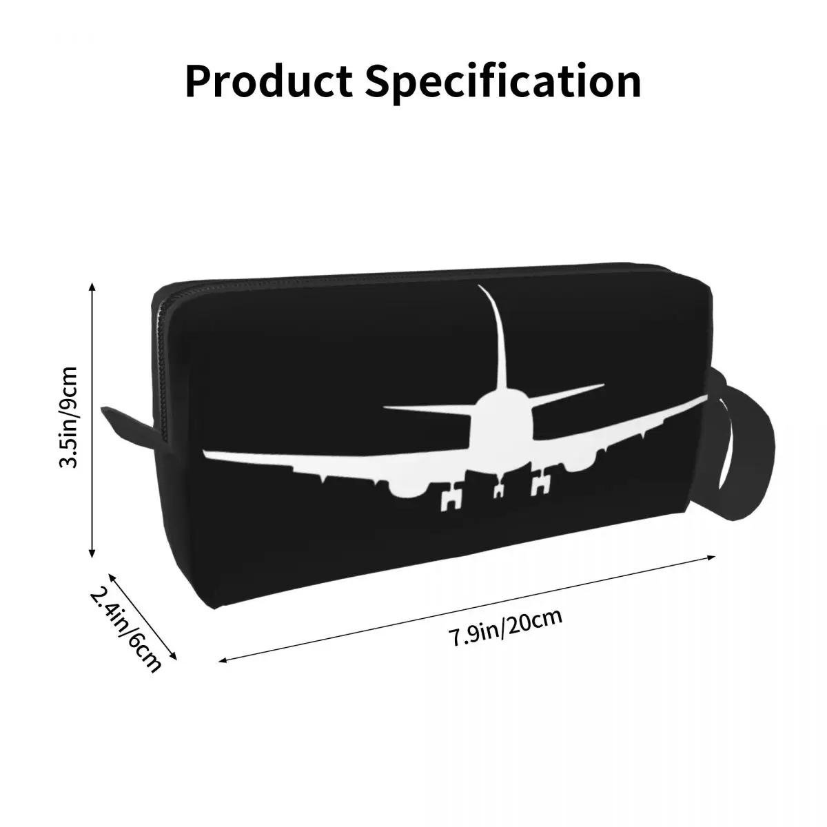 Custom Airplane Travel Toiletry Bag for Women Plane Pilot Gift Cosmetic Makeup Bag Beauty Storage Bags Dopp Kit Case Box