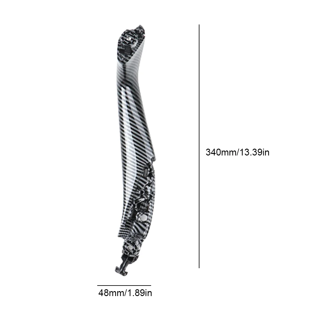 Pour BMW série 5 G30 G31 G38 17-23 poignée de porte de voiture panneau intérieur garniture gauche droite porte tirer poignée en Fiber de carbone voiture porte tirer saisir