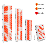 Dual Chip LED Red Light Therapy Panel 630nm 660nm Infrared Therapy Lamp 810nm 830nm 850nm LED Beauty Devices Face and Body