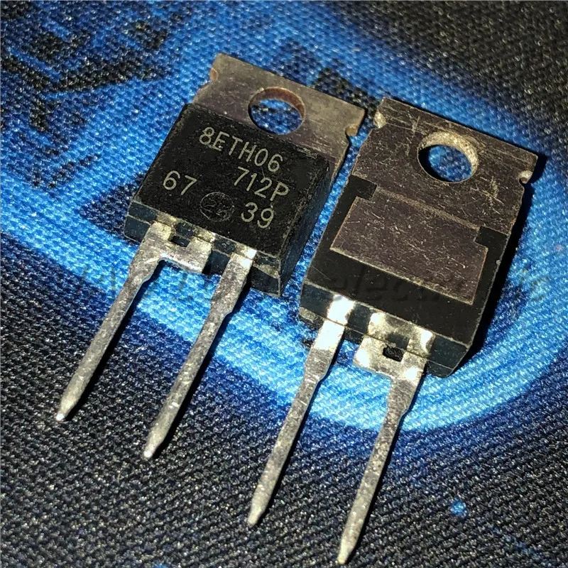 50PCS/LOT  8ETH06 TO-220-2 8A/600V Fast Recovery Diode