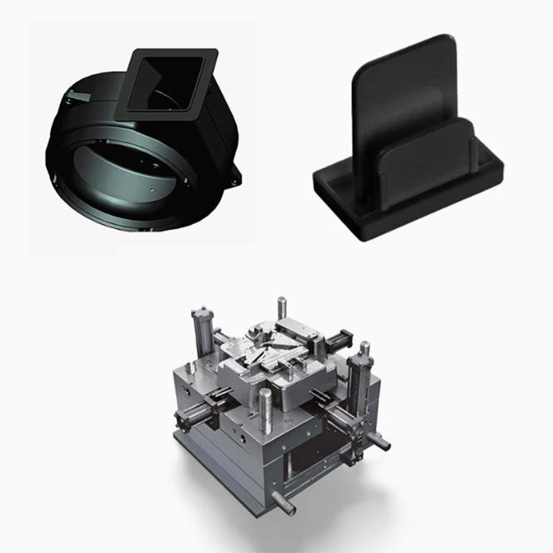 

Prototype Toy Mould Maker & Manufacturing for Household Products Precision molded diverse black plastic products