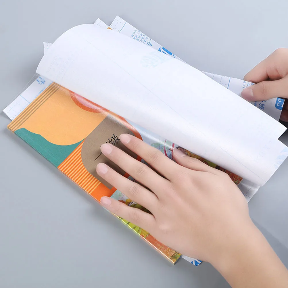 

16Pcs Waterproof Book Covers Self-Adhesive Clear Plastic Protective Film Textbook Covers Self-Adhesive Book Cover