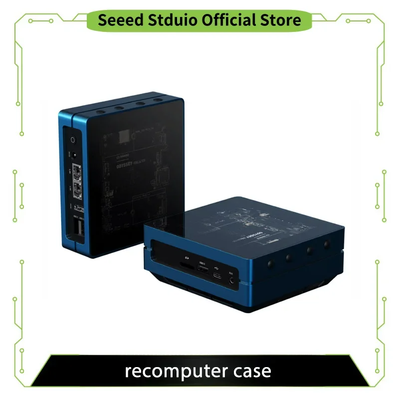 SmCpRaspberry Pi Case Recomputer Case Enclosure For Popular SBCs ODYSSEY -X86J4105, Raspberry Pi, BeagleBone, Jetson Nano/Xavier