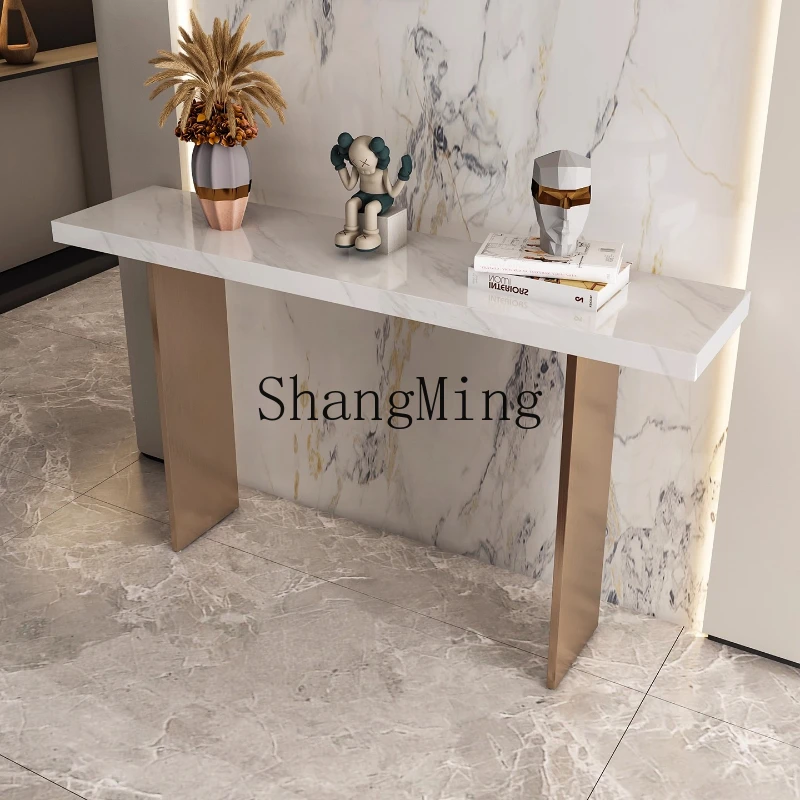 FG good-looking  light luxury long narrow table entrance entrance table simple modern living room corridor long table