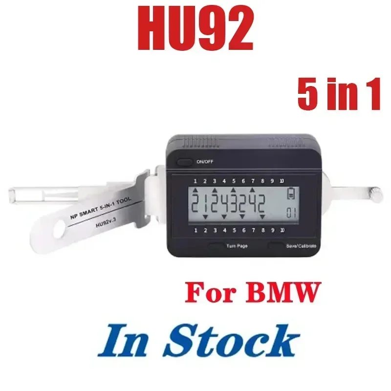 Hu92 Decoder 5 in 1  for Bmw NP Tools Smart Tool hu92 Turbo Decoder Auto Lock Pick and Locksmith Repair Tool PK HU66 np hu 92