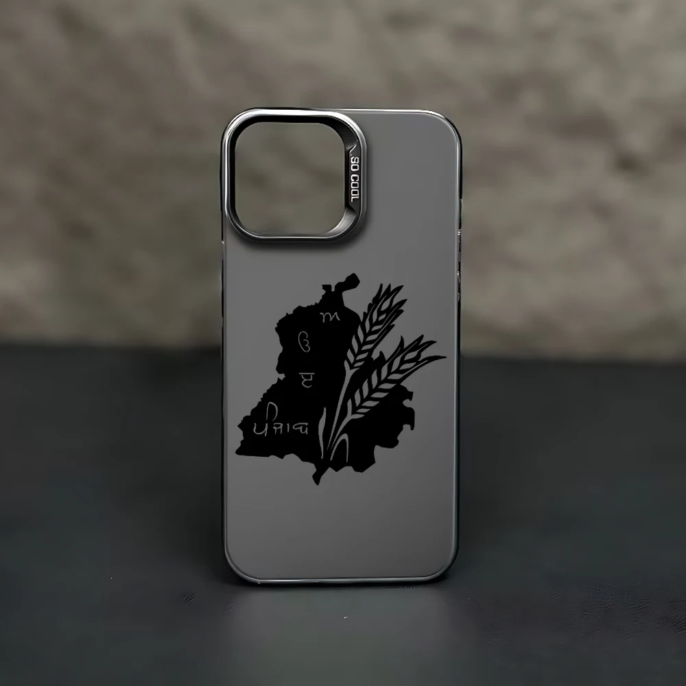 Map of Punjab Vibes Cultural Phone Case Infinix Hot Note Zero 50 40 30 30i 20s 12 11 Smart 10 9 8 7 6 5 Pro Plus 5G Back Cover