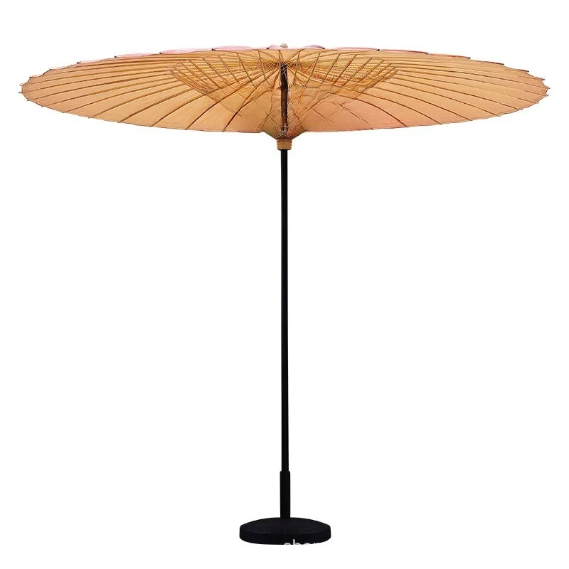 

Chinese style outdoor large oil-paper umbrella, garden umbrella, parasol Menghualu, the same Chinese outdoor stove tea umbrella