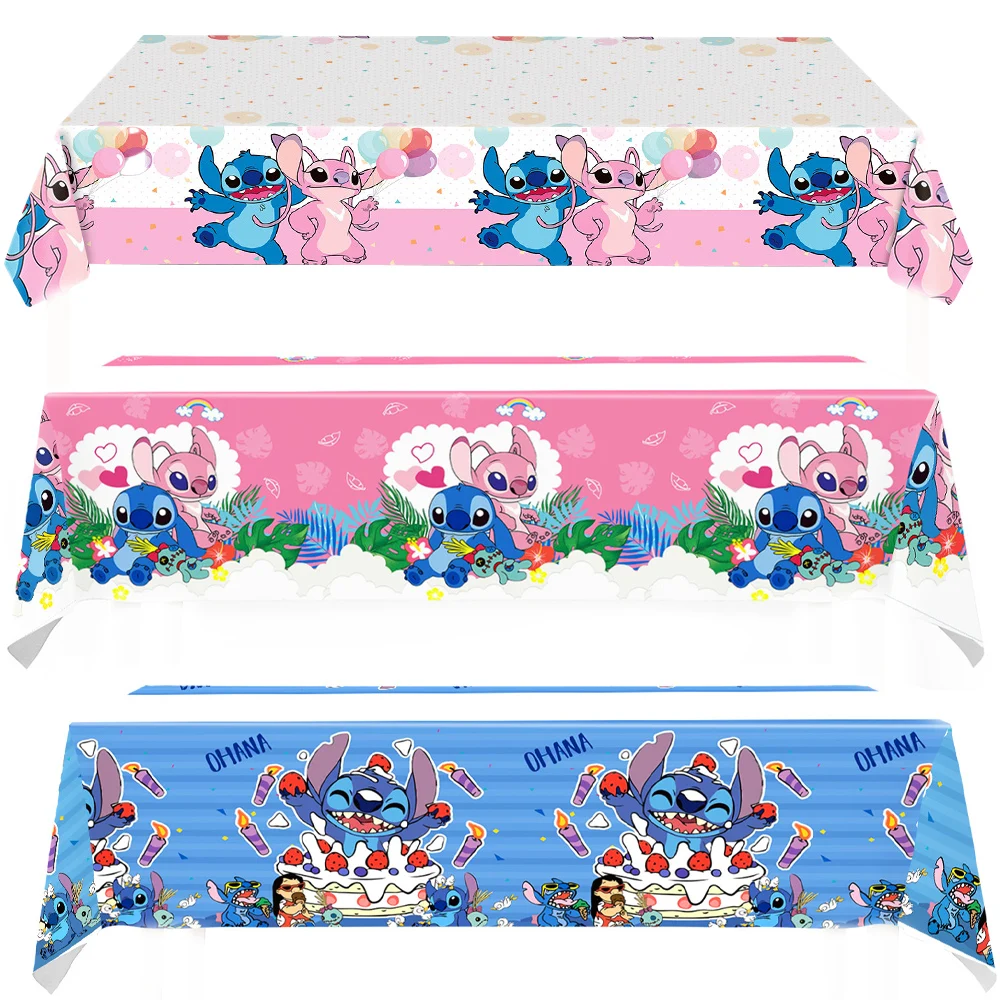 

Disney Lilo And Stitch Disposable Tablecloth Birthday Party Decoration Tablecloth for Baby Shower Kids Favors Gifts Party Suppli