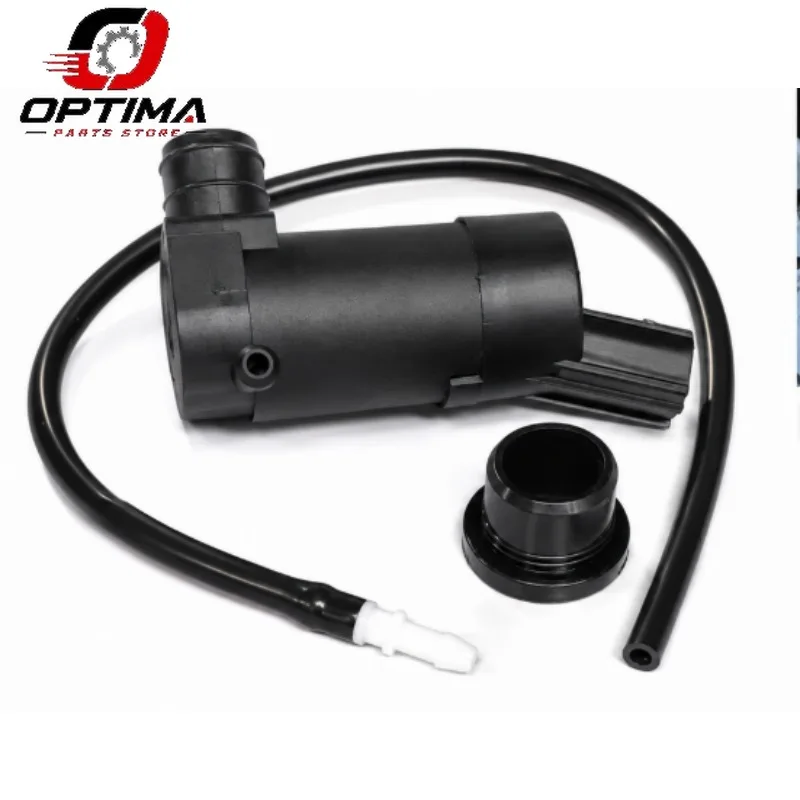 1S7117K624DD 1357105 2pcs Windshield Washer Pump with Hose for Ford Mondeo Mk3 Mk4 Focus Mk2 Front Windscreen Washer Motor 12V