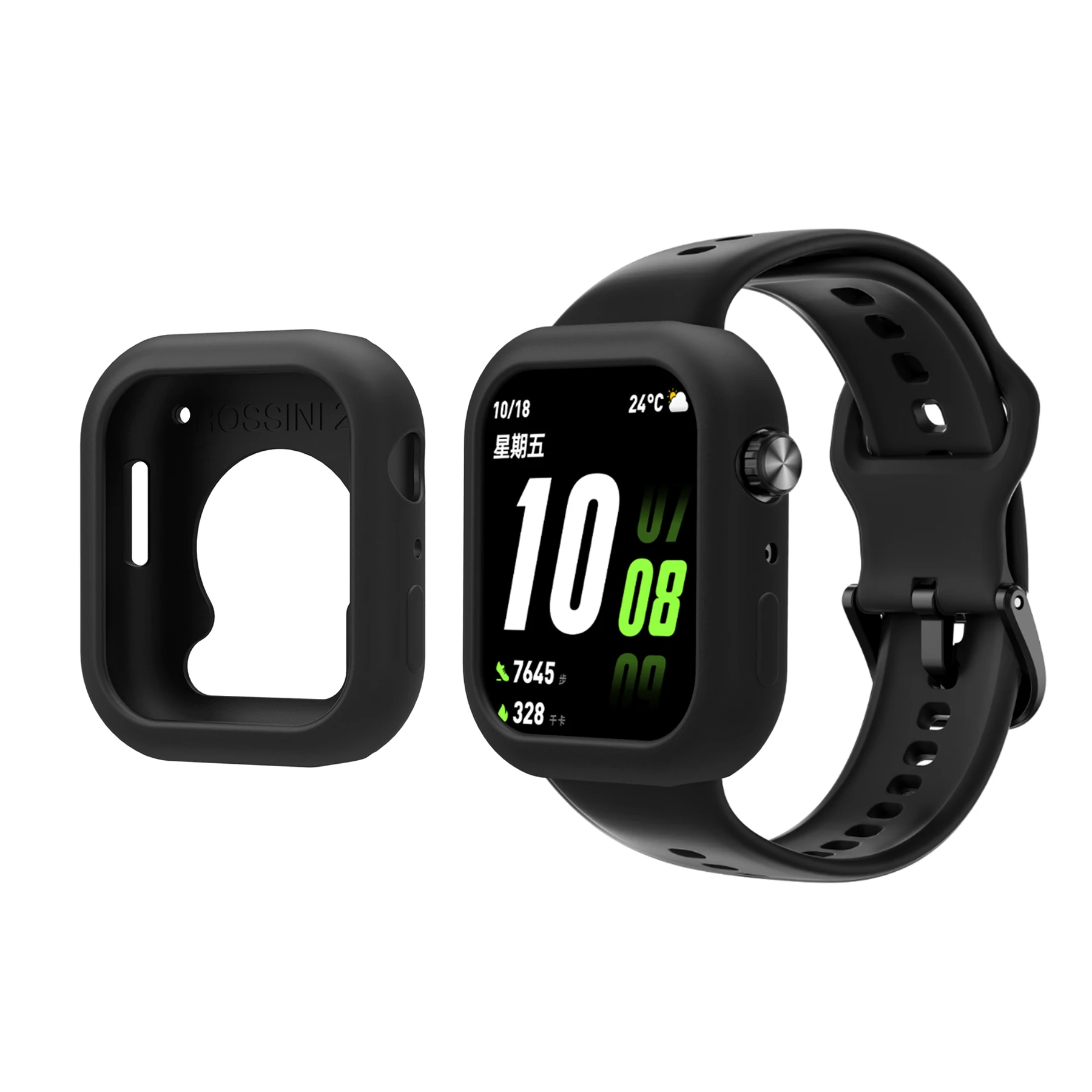 غطاء حماية من السيليكون الناعم لهاتف Huawei Honor Choice ROSSINI 2i Smartwatch غطاء حماية مجوف مقاوم للصدمات