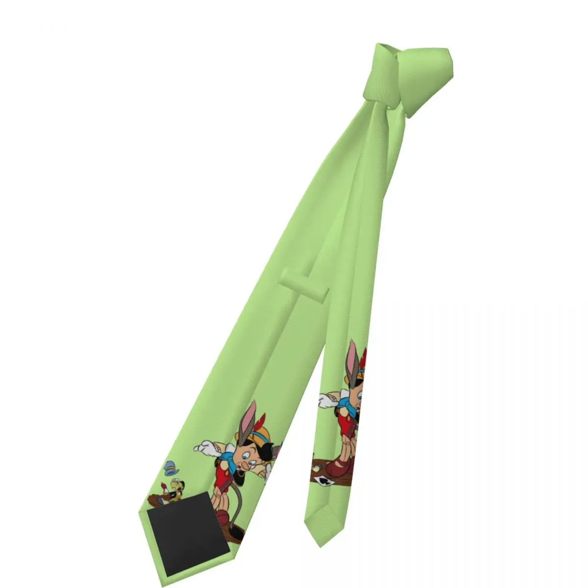 Corbata de pinocho de dibujos animados de moda personalizada para hombre, corbata de Cricket Jiminy de seda para fiesta, Gravatas