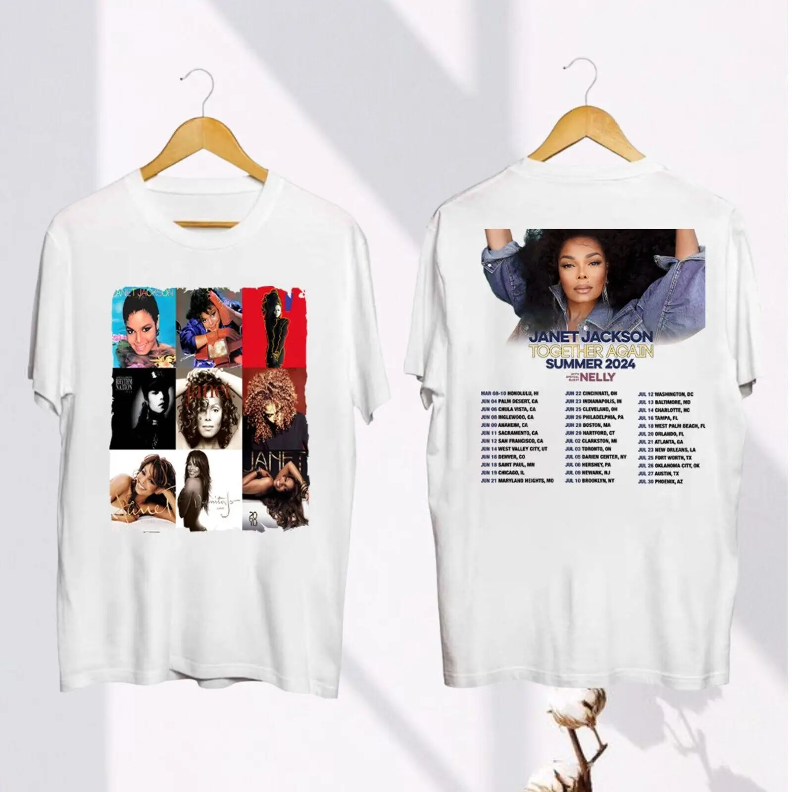 Janet Jackson Together Again 2024 Tour Shirt, Janet Jackson Bootleg Shirt, Janet