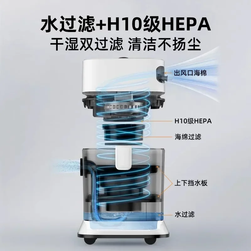 เครื่องดูดฝุ่นในครัวเรือน ดูดขนาดใหญ่. ประเภทถัง. ความจุขนาดใหญ่. พลังแรง สไตล์ใหม่ กรองน้ํา