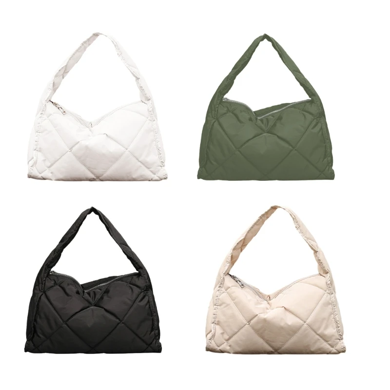 Simple Quilted Shoulder Bag Fashionable and Practical Handbag Puffer Bag Perfect for Daily Casual Use