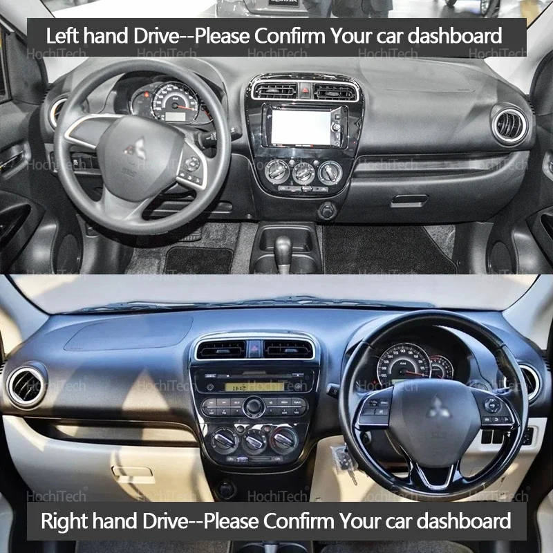 Dashboard Cover Protective Pad For Mitsubishi Attrage Space Star Sedan A00 A10 2012-on Car Dash Board Sunshade Anto-UV Carpet