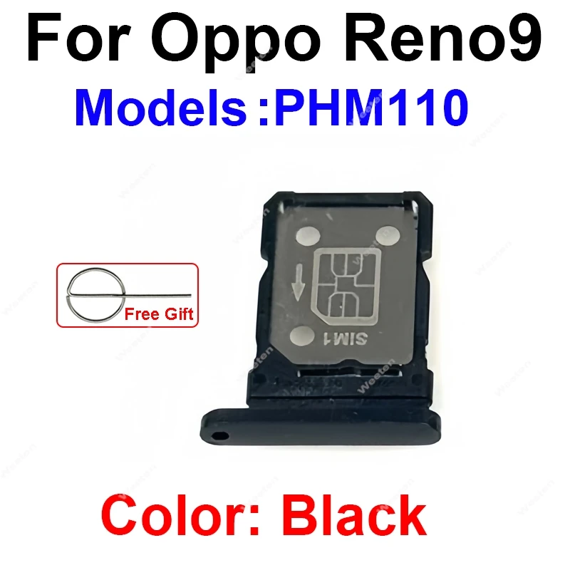 For OPPO Reno 10 10 Pro 10 Pro+ Plus 5G SIM Card Tray SIM Card Reader Holder SIM Slot Socket Parts image 2