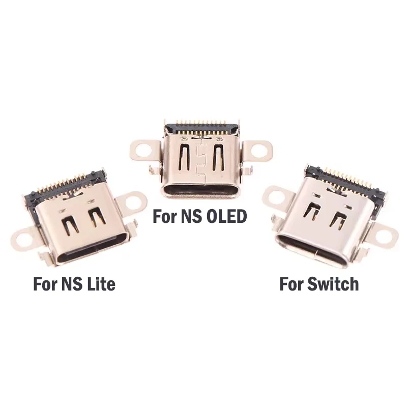 2/5/10pcs Charging Socket Port Type-C Power Connector USB Charging Port Dock for Nintendo Switch NS Lite NS OLED Game Consoles view 6