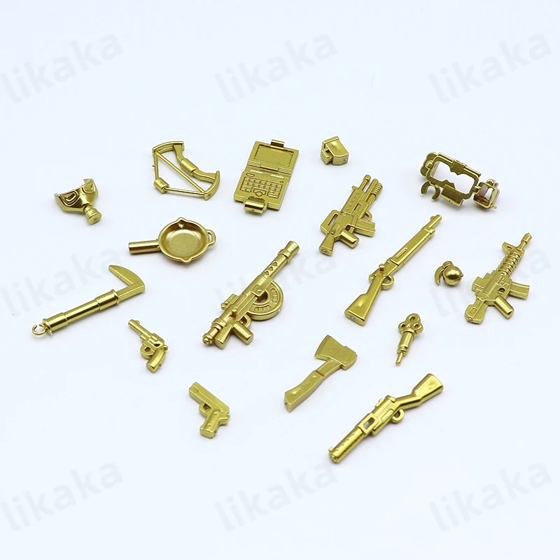 MOC armes militaires blocs de construction pièces compatibles classique armée pistolet accessoires blocs jouets pour garçons cadeau bricolage jouets briques