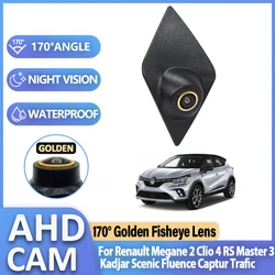 AHD 1080P 170° Car Front View Camera For Renault Megane 2 Clio 4 RS Master 3 Kadjar Scenic Fluence Captur Trafic Accessories