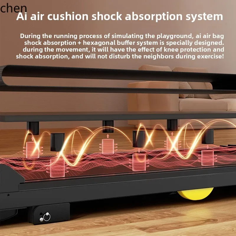 LXC Treadmill Household Small Weight Loss Climbing Indoor Walking Machine Folding Silent Walking Machine Home Fitness Equipment