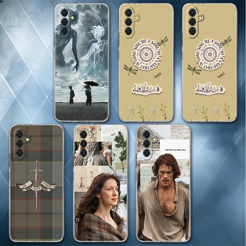 Outlander TV Claire Soft Phone Case For Samsung A57 A17 A56 A16 A55 A15 A54 A14 A53 A13 A52 A12 A37 A36 A35 A34 A33 A26 A25 A24