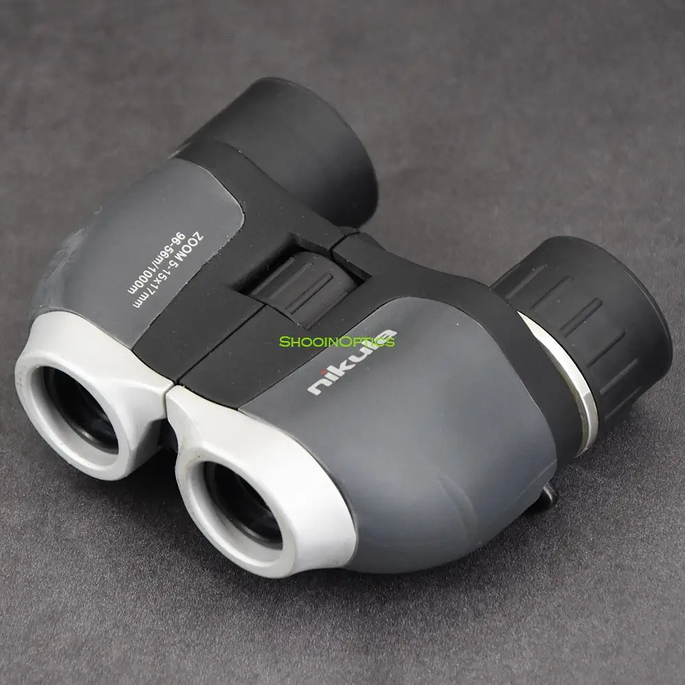 Shooin Optics 5-15x17mm Zoom Paul Prism Outdoor Golf Hunting Binoculars Telescope M8719