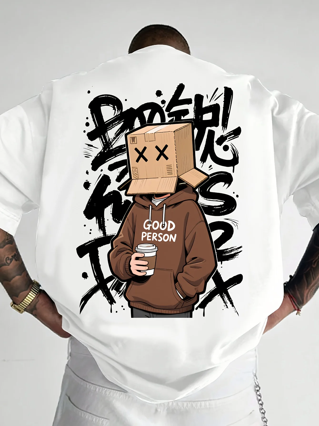 تي شيرت رجالي صيفي جديد 2025 هو تي شيرت رجالي كاجوال عصري وجيد التهوية وخفيف الوزن مطبوع ثلاثي الأبعاد