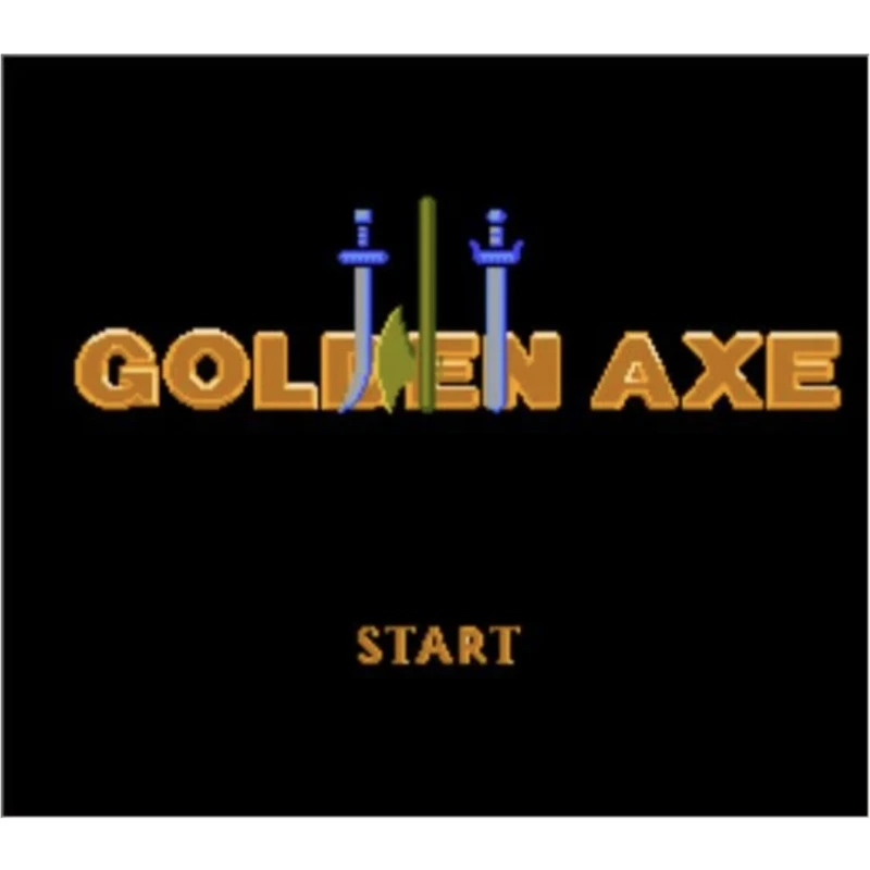 Golden Axe III 3 Game Cartridge for NES Console 72Pins Video Game Card