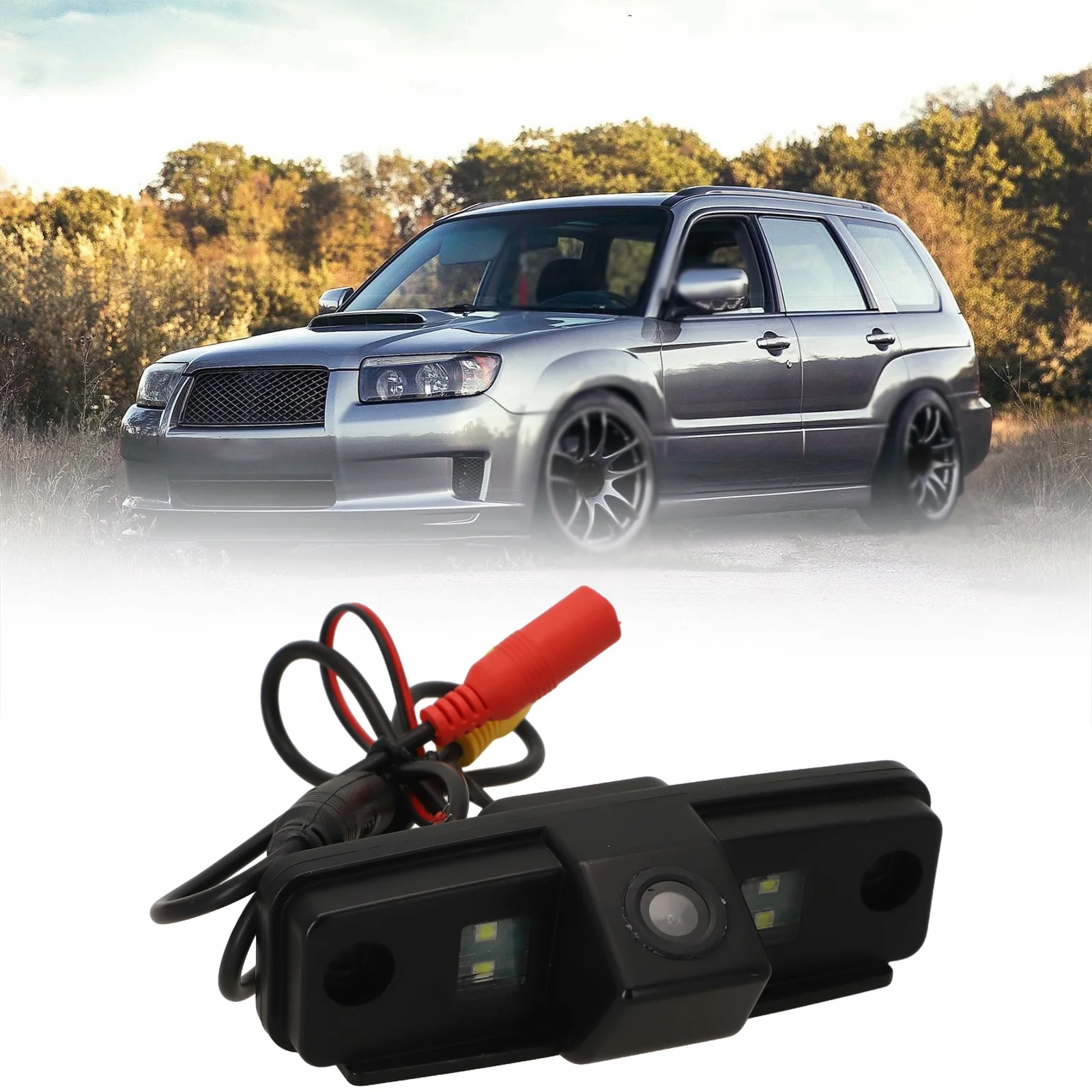 Reverse Backup Camera for Forester 2007 2014 with Sensor Colorful Video Output and Waterproof Plastic Construction