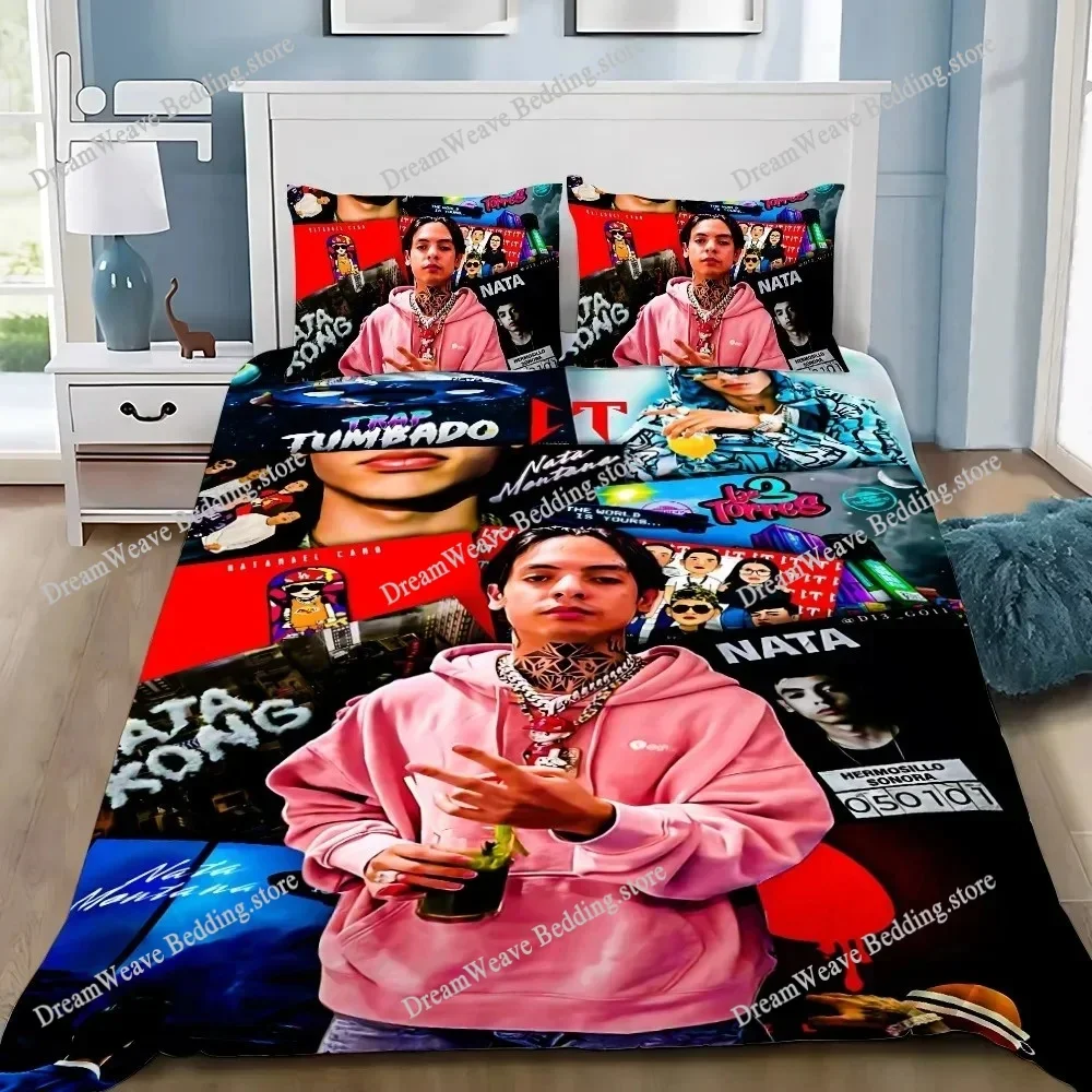 

Nata Montana Natanael Cano Duvet Cover Pillowcase Bedding Set Adult Girls Boys Bedroom Decoration Children Single Double Size