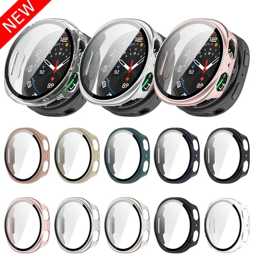 Vidrio Templado + Funda Para Samsung Galaxy Watch 8 44Mm