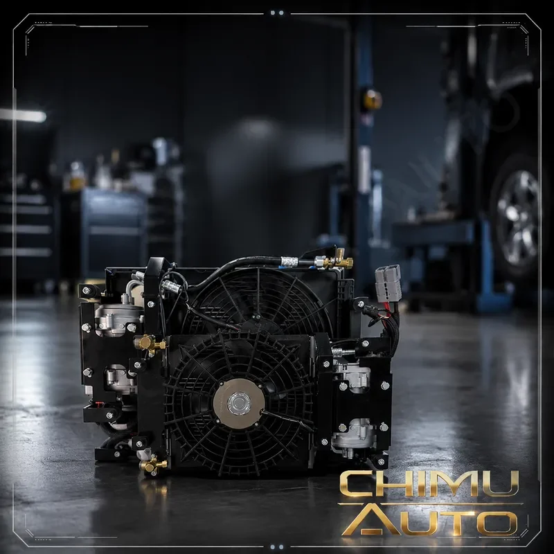【CHIMU AUTO】12V 24V Brushless Parking Air Conditioner for RV Light Truck Large Truck SUV Universal Modified Bottom