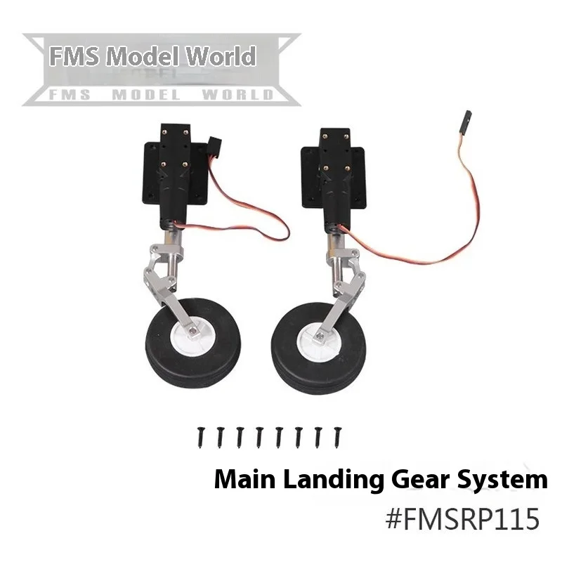 Fms 80mm Futura Futra V2 Accessories Body Main Wings Flat Tail Cockpit Landing Gear Motor Tire Screw Set Stickers