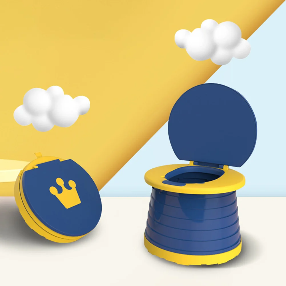 

1pc Foldable Baby Toilet Portable Travel Potty Trainer For Infant Child Car Camping Outdoor High Load-Bearing