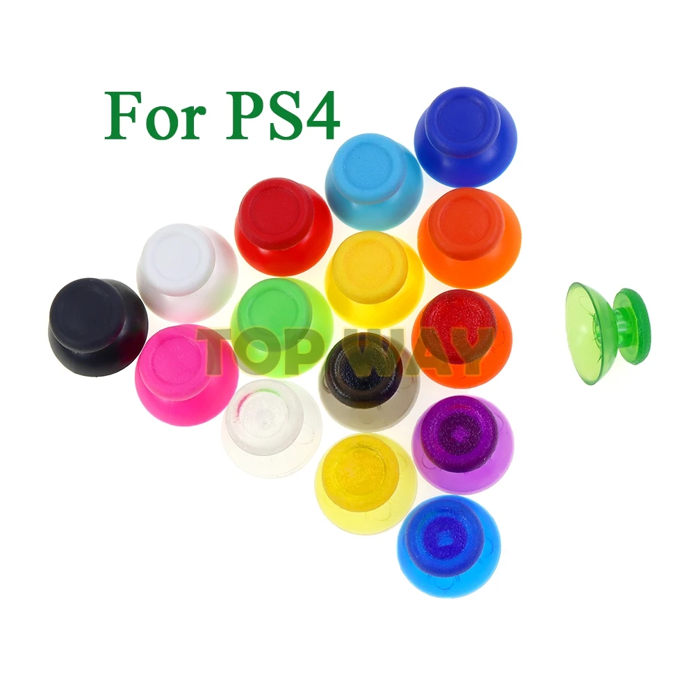 

500PCS 3D Analog Stick Cap For PS4 Pro Slim Controller Analogue Thumb Cover For PS4 Joystick Mushroom Cap