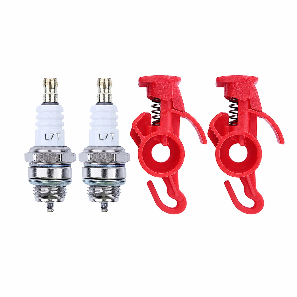 For Husqvarna 135 135e 140 140e 435 435e 440e 2PCS Stop Switch 2PCS Spark Plug Replaces 5448443-02 Chainsaw Parts Repair Kit