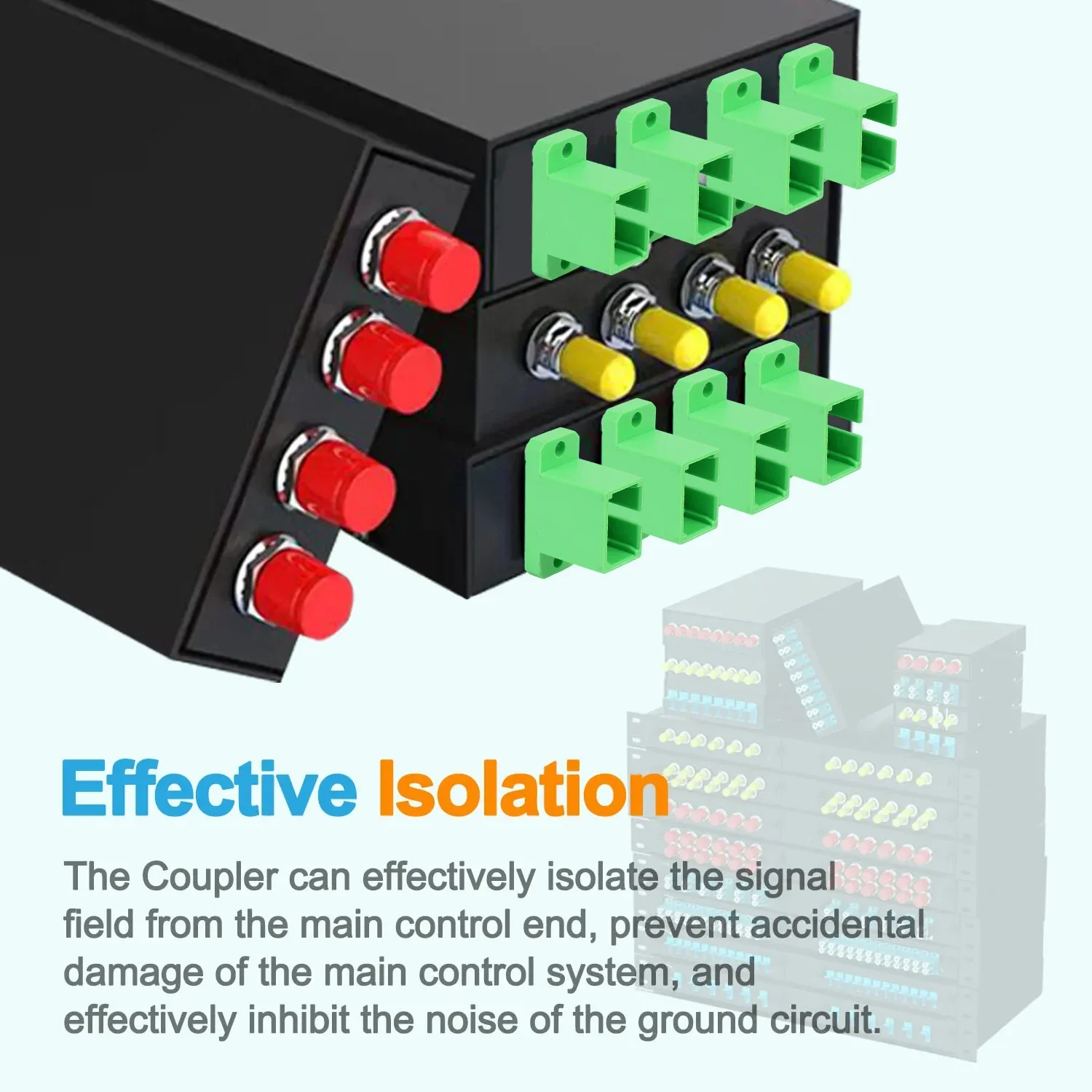 10 pz SC Femmina a SC Femmina UPC/APC Accoppiatori Monomodale Simplex Fibra Ottica Adattatori di Rete Cavo di Internet Connettori